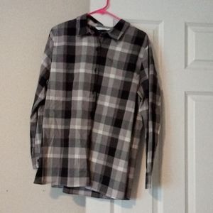 Ladies plaid shirt.
